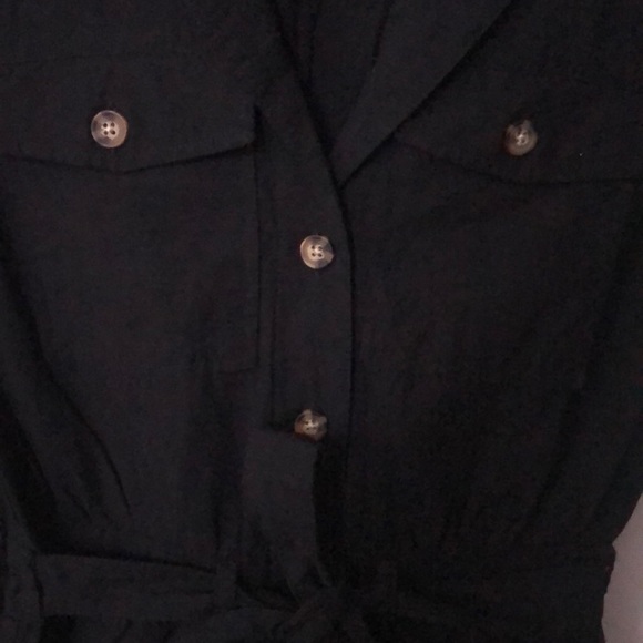 Divided Linen Jumpsuit - Picture 3 of 7